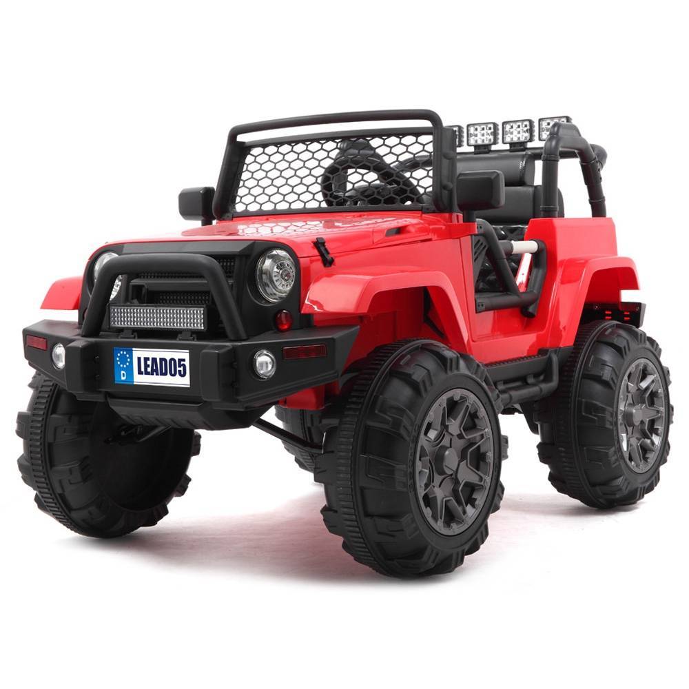 Image of LEADZM LZ-905 Remodeled Jeep Dual Drive 45W * 2 Battery 12V7AH * 1 With 24G Remote Control - Red
