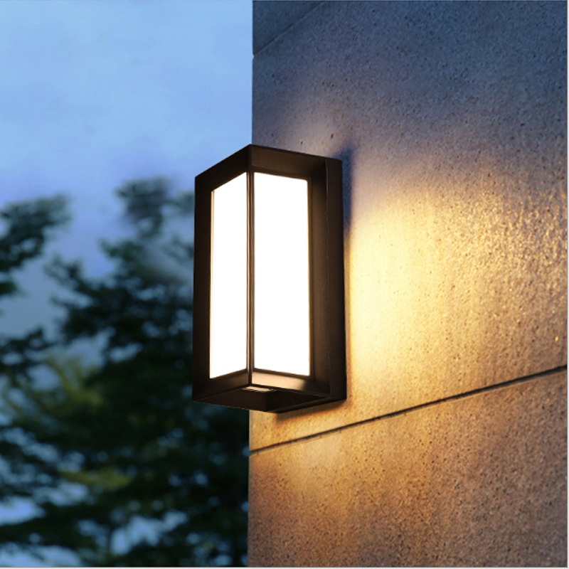 Image of LED Outdoor Wall Lamps Waterproof IP65 Balcony Garden Lights Outdoor Lighting Plaza Porch Light Exterior Lamp Public Park Gatepost Sconce