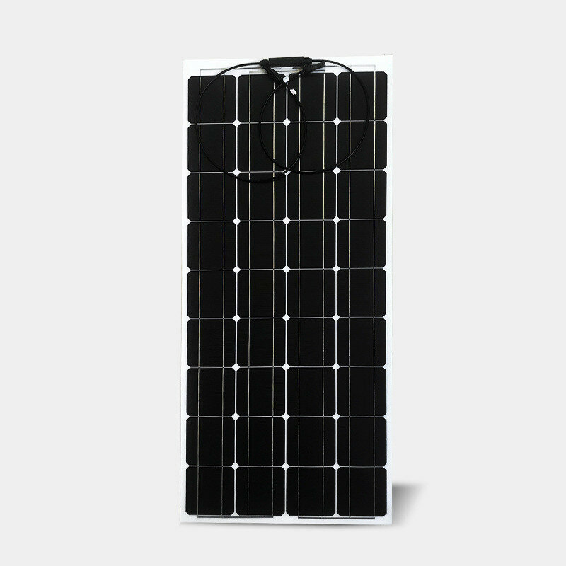 Image of LEORY 18V 100W Solar Panels Kit Complete Anti Scratch Flexible Solar Cell Panel Battery Power Bank Charger Solar System