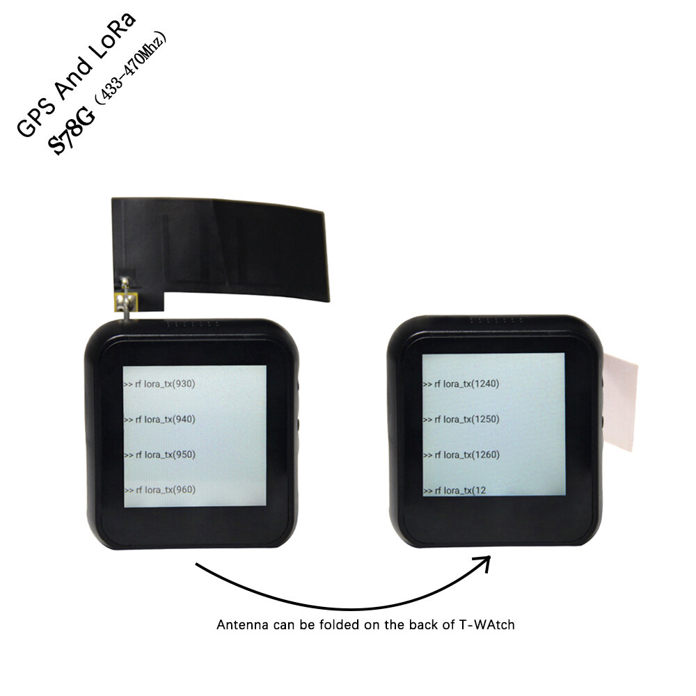 Image of LILYGO® TTGO T-Watch ESP32 WIFI bluetooth S78G GPS LORA Capacitive Touch Screen Programmable Watch Open Source Smart Wat