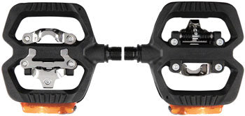 Image of LOOK GEO TREKKING VISION Pedals - Single Side Clipless with Platform Chromoly 9/16" Black