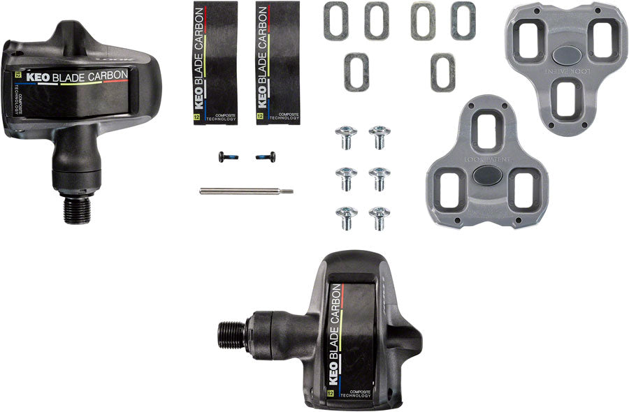 Image of LOOK KEO BLADE CARBON Pedals - Single Sided Clipless Chromoly 9/16" Black