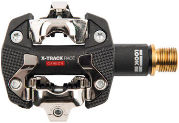 Image of LOOK X-TRACK RACE CARBON Ti Pedals - Dual Sided Clipless Titanium 9/16" Black