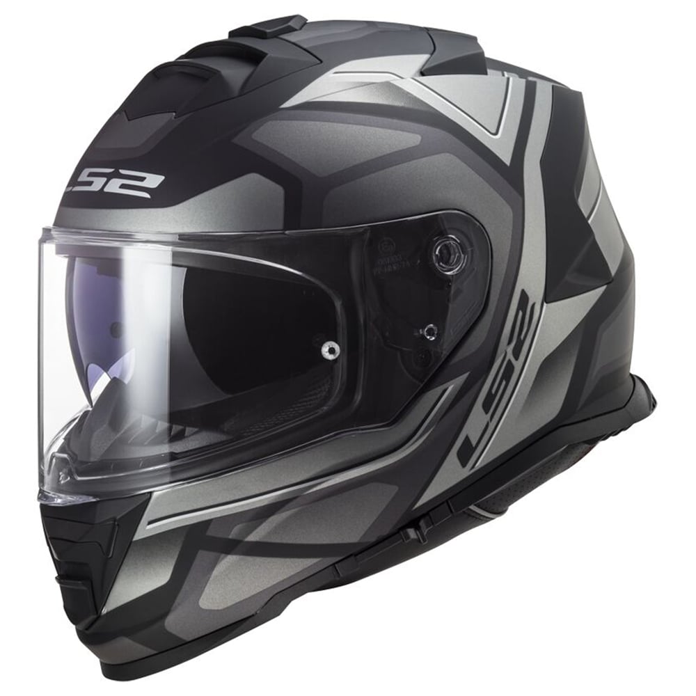 Image of LS2 FF800 Storm II Faster Matt Titanium Full Face Helmet Talla M