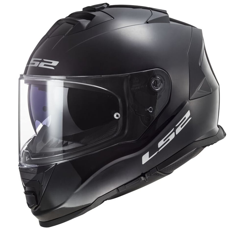 Image of LS2 FF800 Storm II Solid Gloss Black Full Face Helmet Größe 3XL