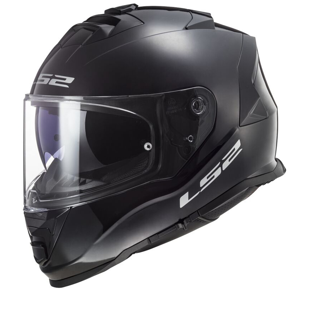 Image of LS2 FF800 Storm II Solid Gloss Black Full Face Helmet Size L ID 6923221131510