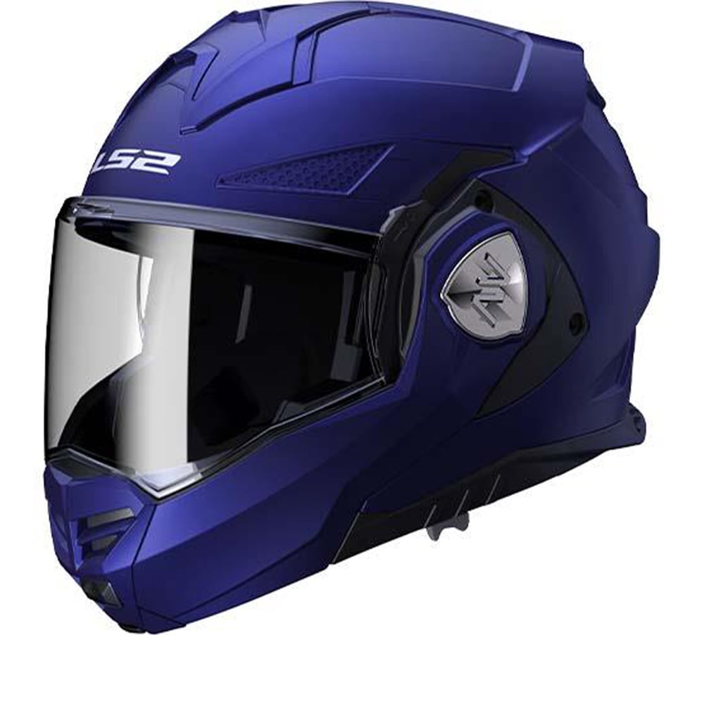 Image of LS2 FF901 Advant X Solid Matt Blue Modular Helmet Size XS ID 6923221121542