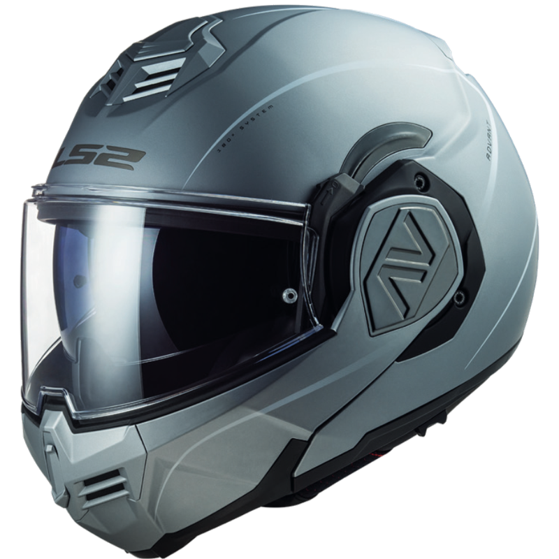 Image of LS2 FF906 Advant Special Matt Silver Modular Helmet Size 2XL ID 6923221122648