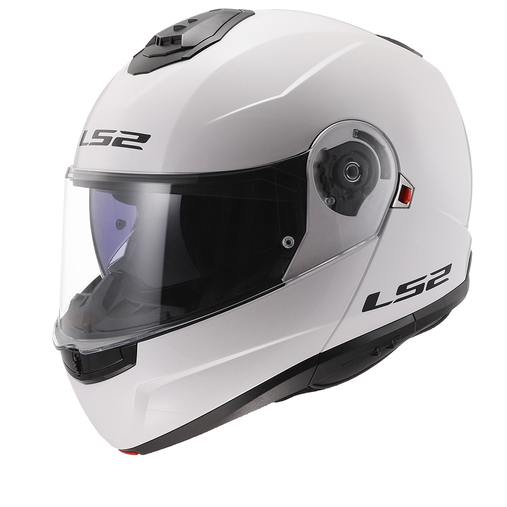Image of LS2 FF908 Strobe II Gloss White 06 Modular Helmet Talla 2XL