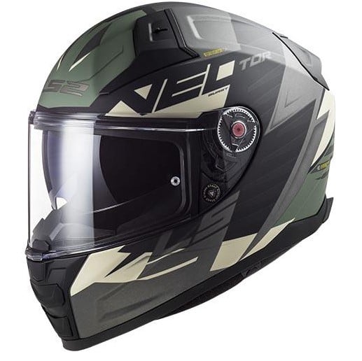 Image of LS2 Ff811 Vector II Absolute MBlack Silver Full Face Helmet Talla S