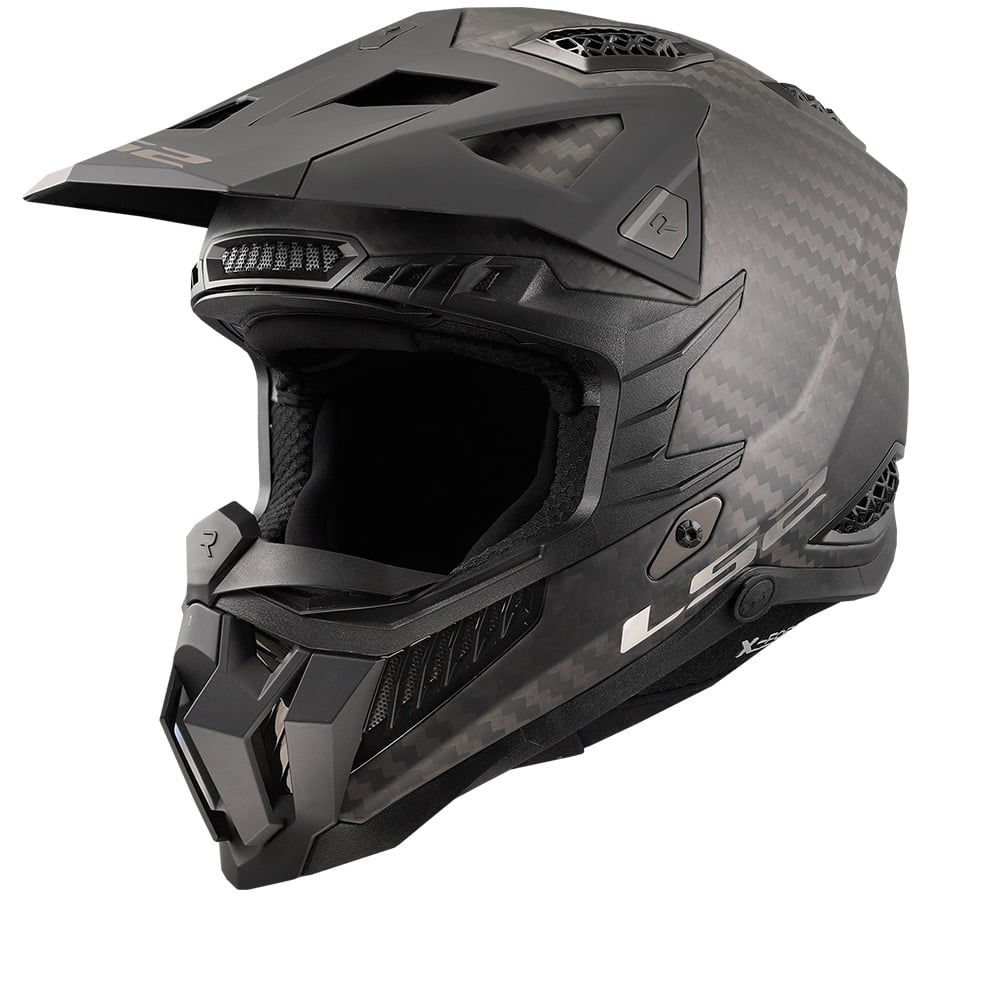 Image of LS2 MX703 C X-Force Matt Carbon-06 Offroad Helmet Size M EN