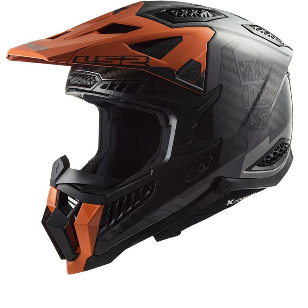 Image of LS2 MX703 C X-Force Victory Titanium Orange Größe L