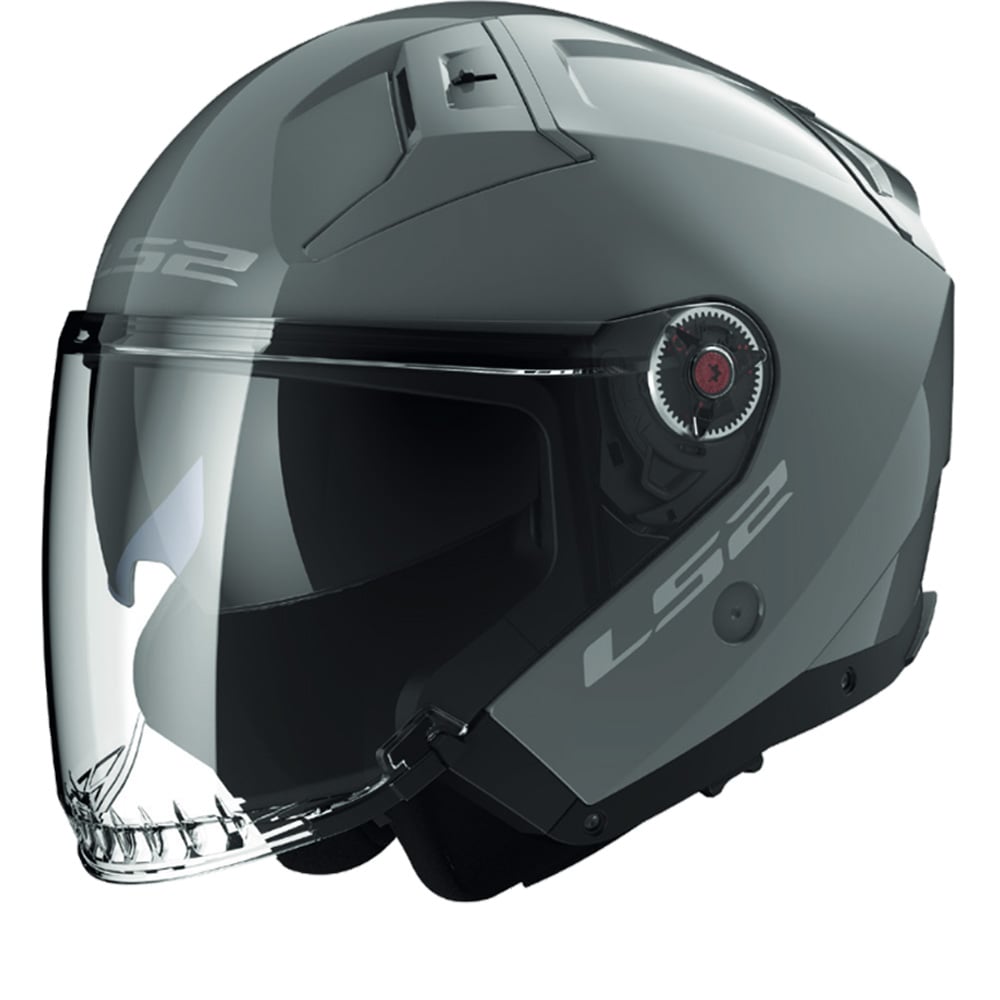 Image of LS2 OF603 Infinity II Solid Nardo Grey 06 Jet Helmet Size M EN