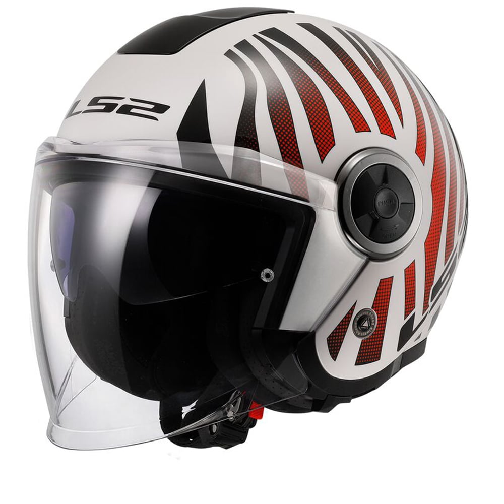 Image of LS2 OF620 Classy Cool White Wineberry Jet Helmet Taille XL