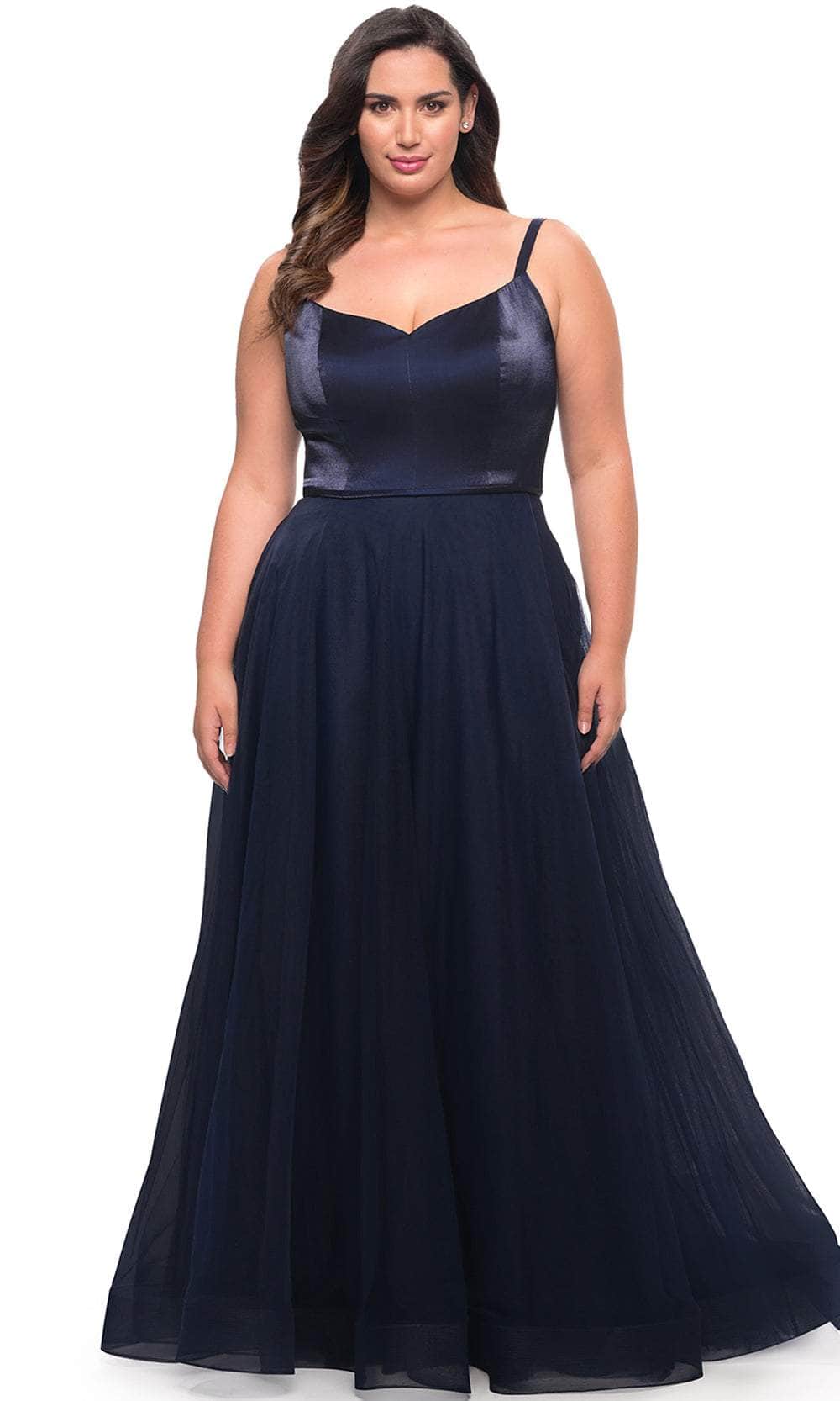 Image of La Femme 29072 - Sleeveless Tulle Prom Dress