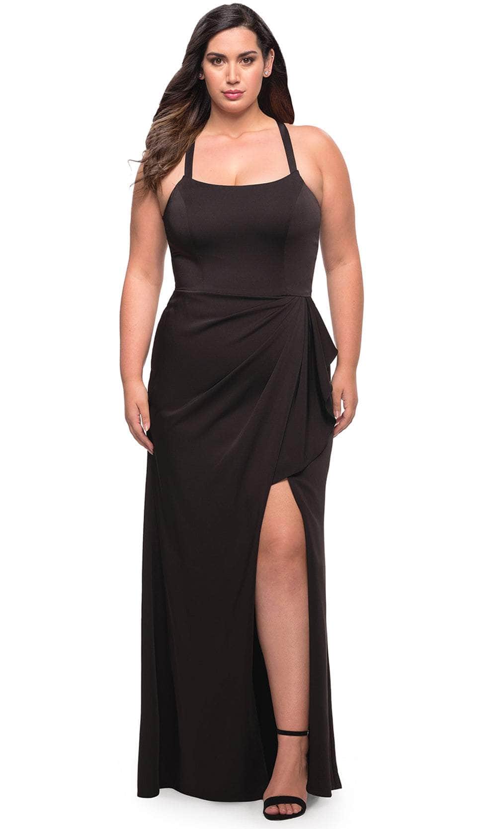 Image of La Femme 29634 - Sleeveless Ruffled Long Dress