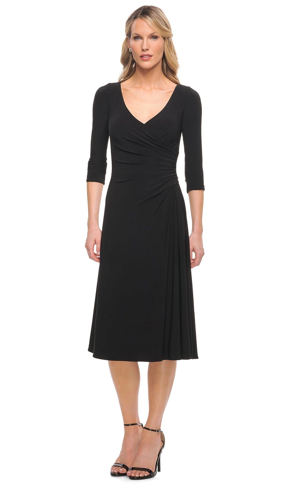 Image of La Femme 30069 - A-Line Knee-Length Dress