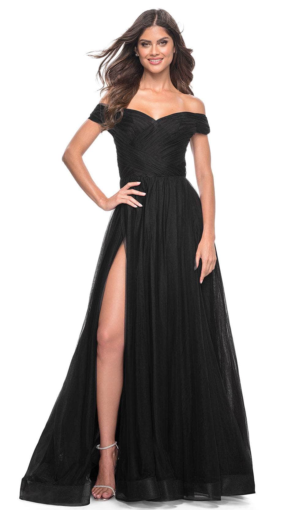 Image of La Femme 30498 - Ethereal Tulle Prom Dress
