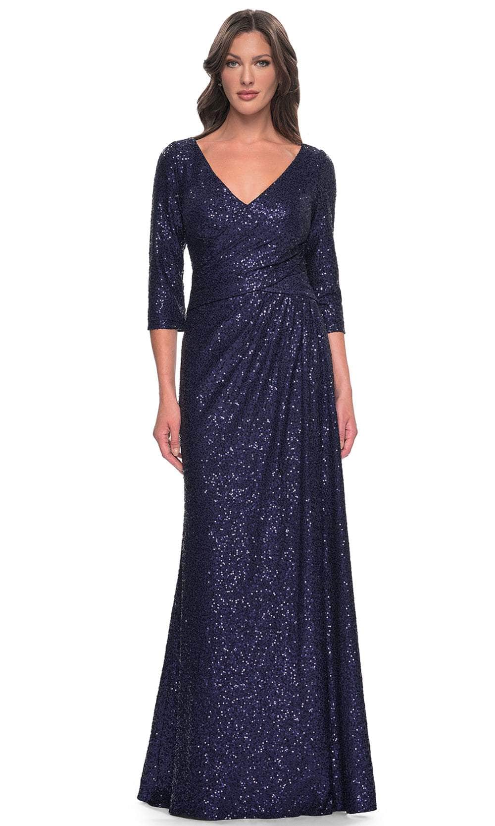 Image of La Femme 30879 - Sequin A-Line Formal Dress