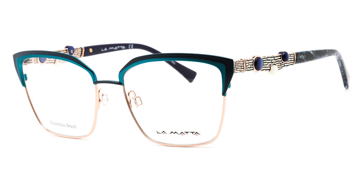 Image of La Matta LMV3305 C3 Óculos de Grau Azuis Feminino BRLPT