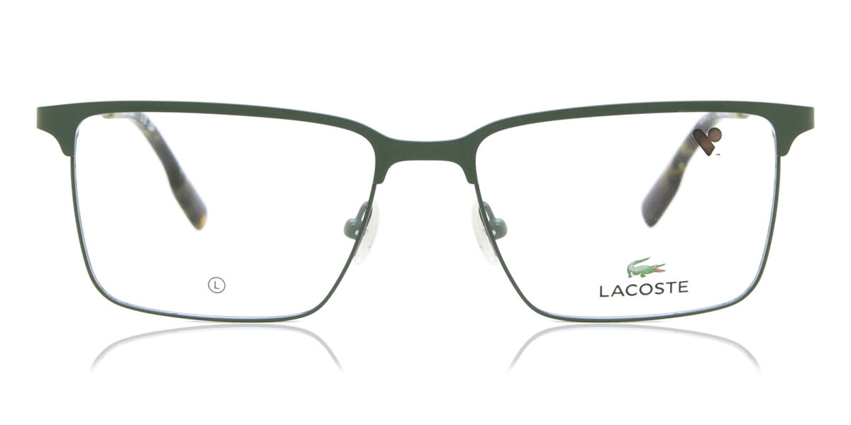Image of Lacoste L2296 301 Óculos de Grau Verdes Masculino BRLPT