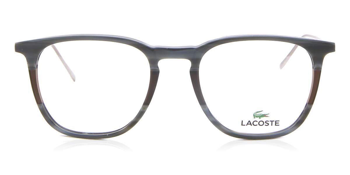 Image of Lacoste L2828 210 Óculos de Grau Marrons Masculino BRLPT