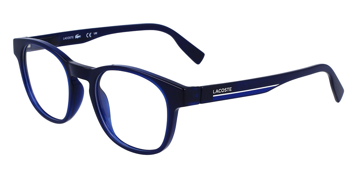 Image of Lacoste L3654 400 Óculos de Grau Azuis Masculino BRLPT