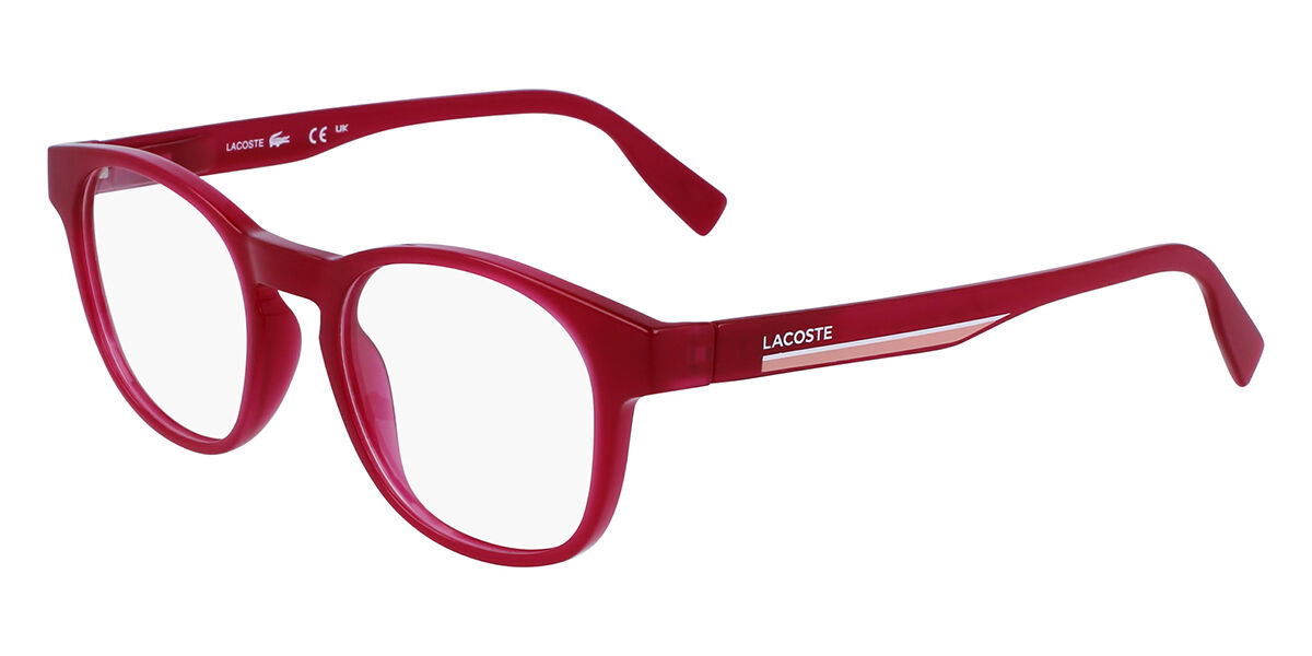 Image of Lacoste L3654 526 Óculos de Grau Vermelhos Masculino BRLPT