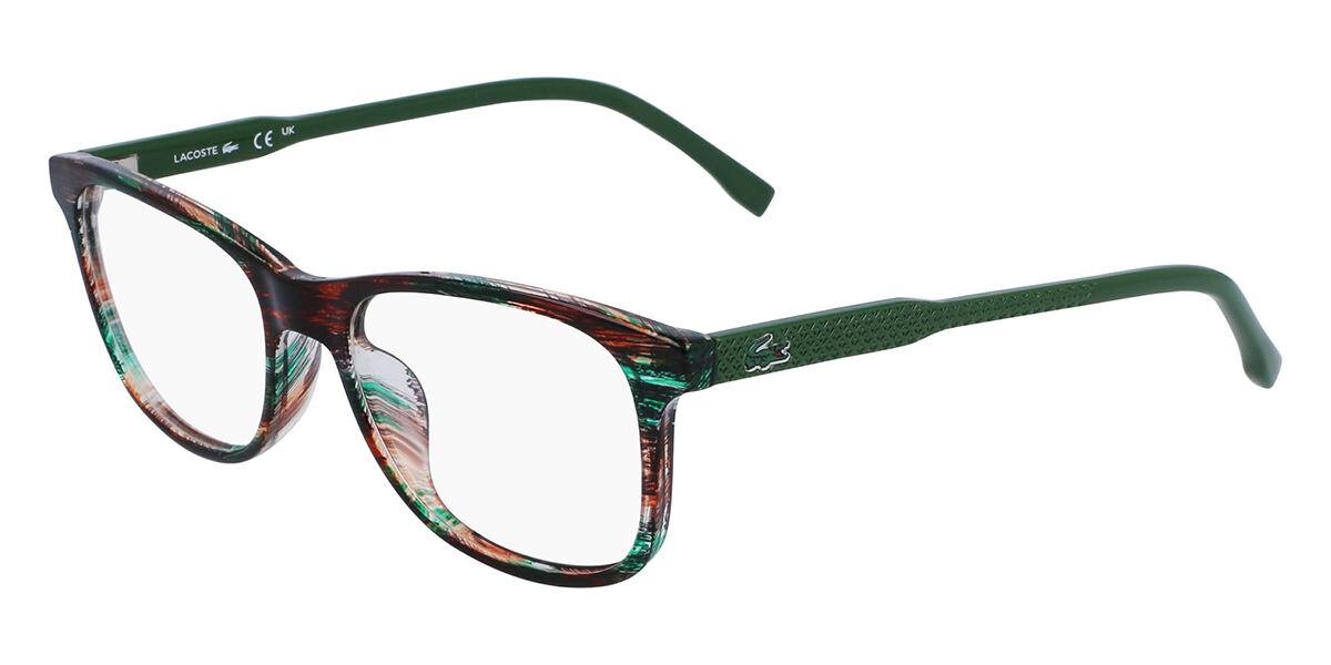 Image of Lacoste L3657 315 Óculos de Grau Verdes Masculino BRLPT