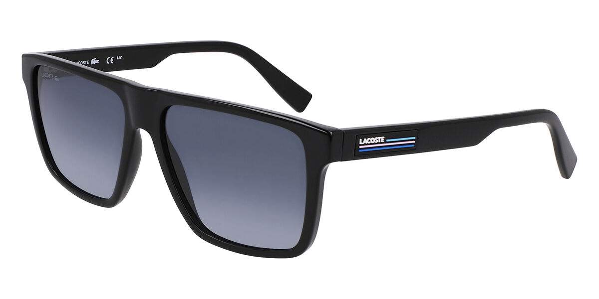 Image of Lacoste L6027S 001 57 Lunettes De Soleil Homme Noires FR