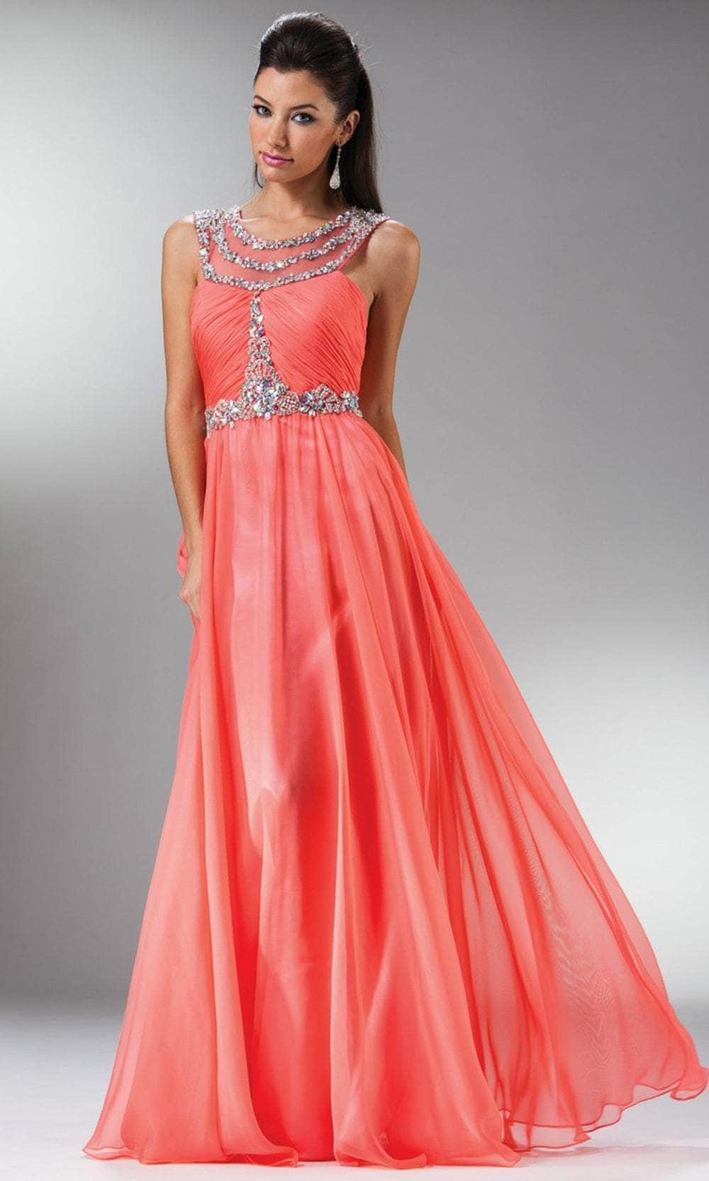 Image of Ladivine 7935 - Jewel Adorned Prom Dress