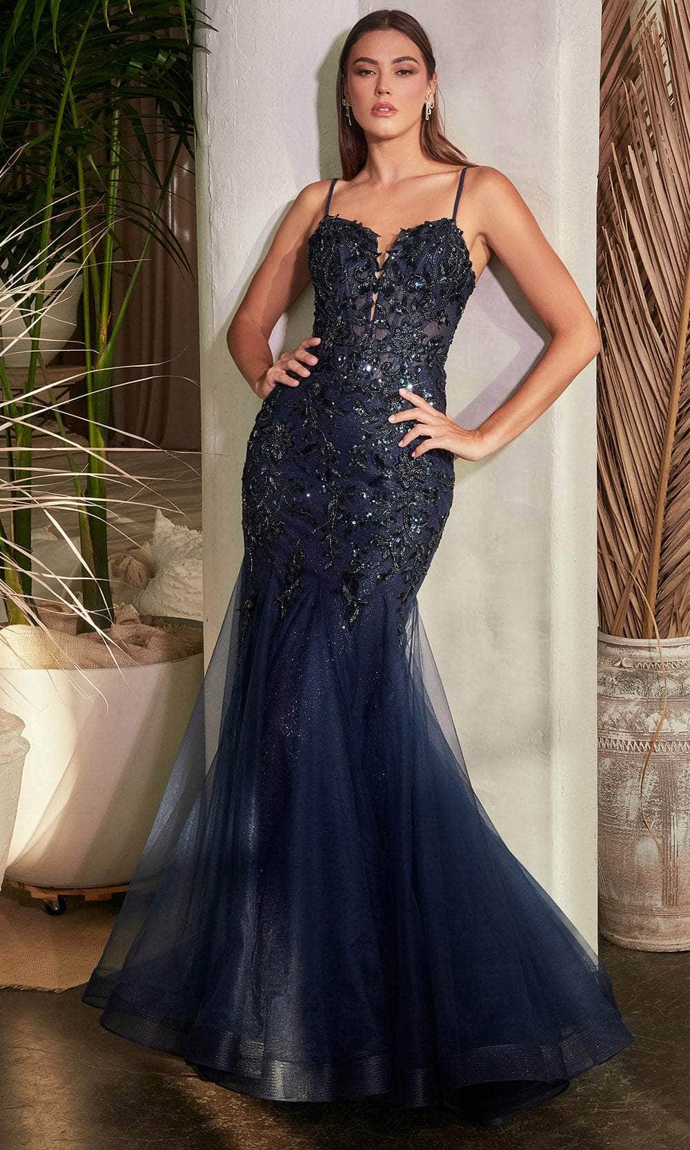 Image of Ladivine CDS488 - Glittery Mermaid Evening Dress