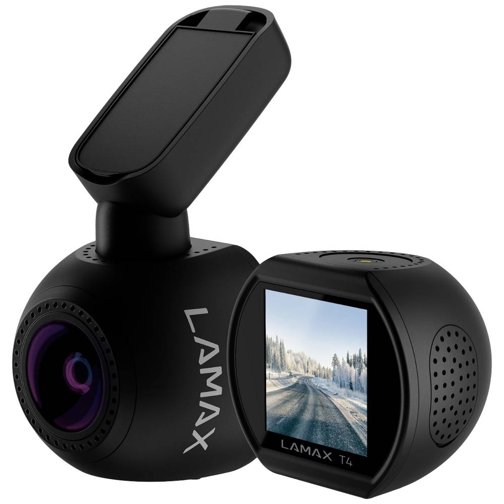 Image of Lamax LMXT4 Dashcam Horizontal viewing angle (max)=140 Â° 12 V Accelerometer Display Video time stamp Automatic