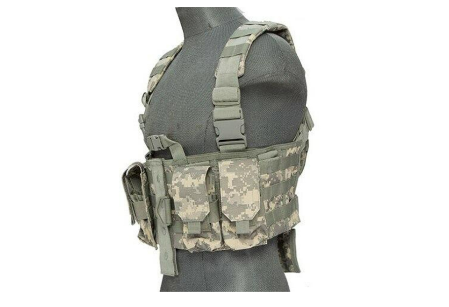 Image of Lancer Tactical Nylon M4 Chest Harness ACU ID 874876867674