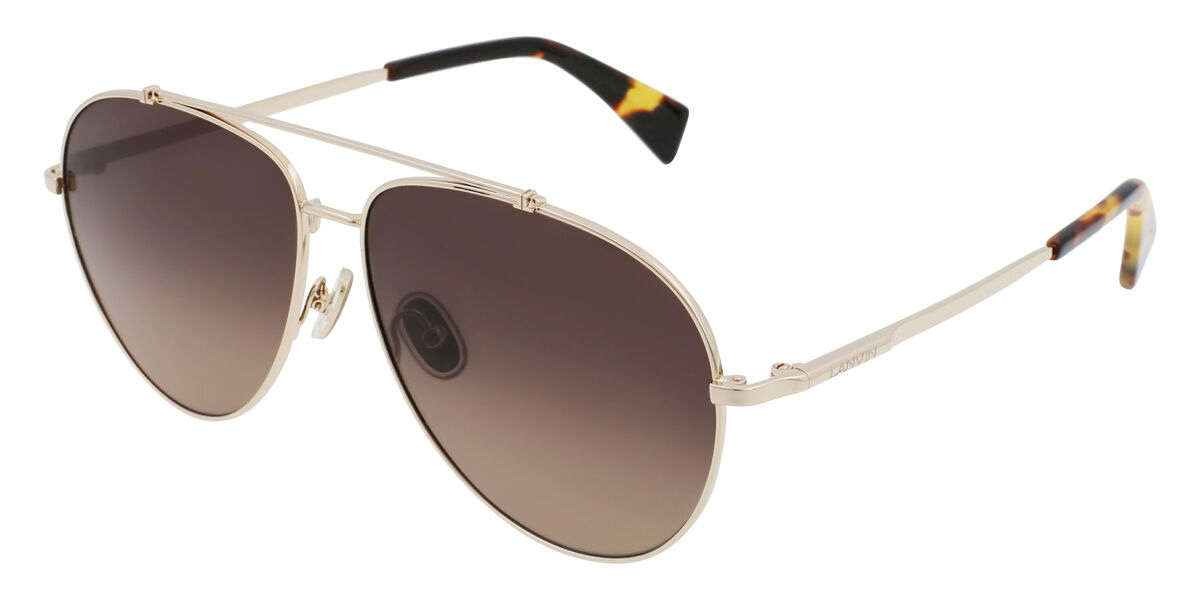 Image of Lanvin LNV113S 740 61 Lunettes De Soleil Homme Dorées FR