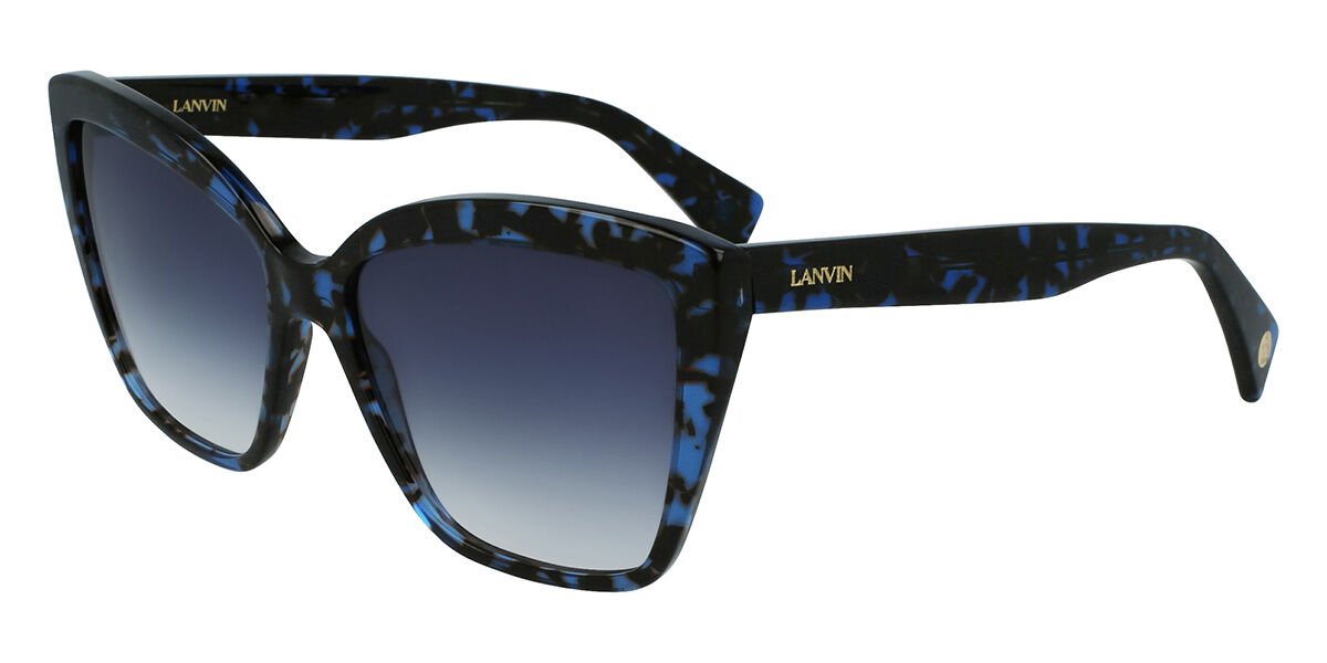 Image of Lanvin LNV617S 425 59 Lunettes De Soleil Homme Bleues FR