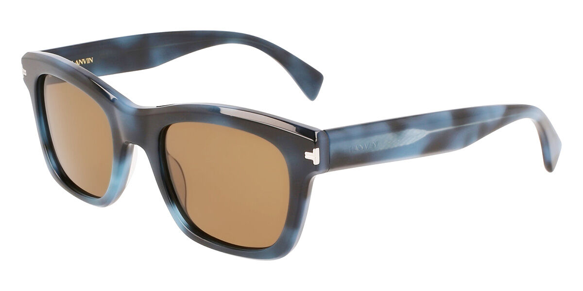 Image of Lanvin LNV620S 425 52 Lunettes De Soleil Homme Bleues FR