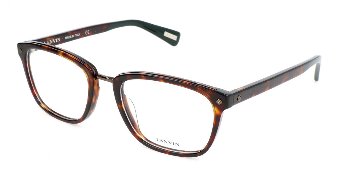 Image of Lanvin VLN667M 0743 Óculos de Grau Tortoiseshell Masculino PRT