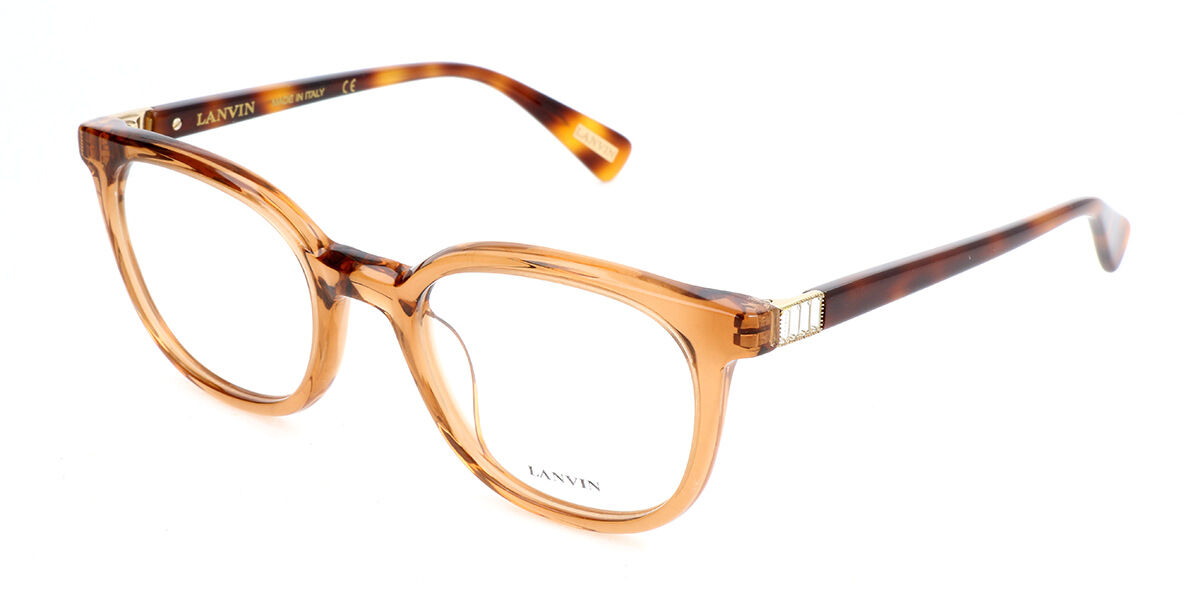 Image of Lanvin VLN681S 09WQ Óculos de Grau Marrons Feminino PRT