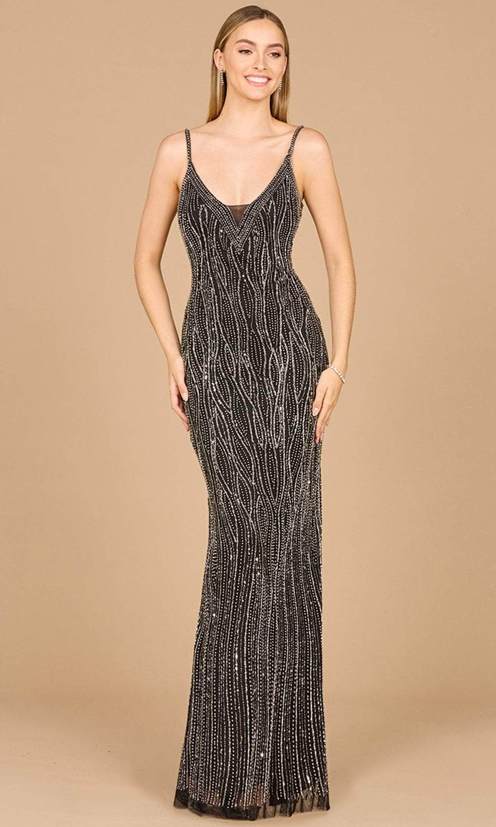 Image of Lara Dresses 29005 - Embellished V-Neck Evening Gown