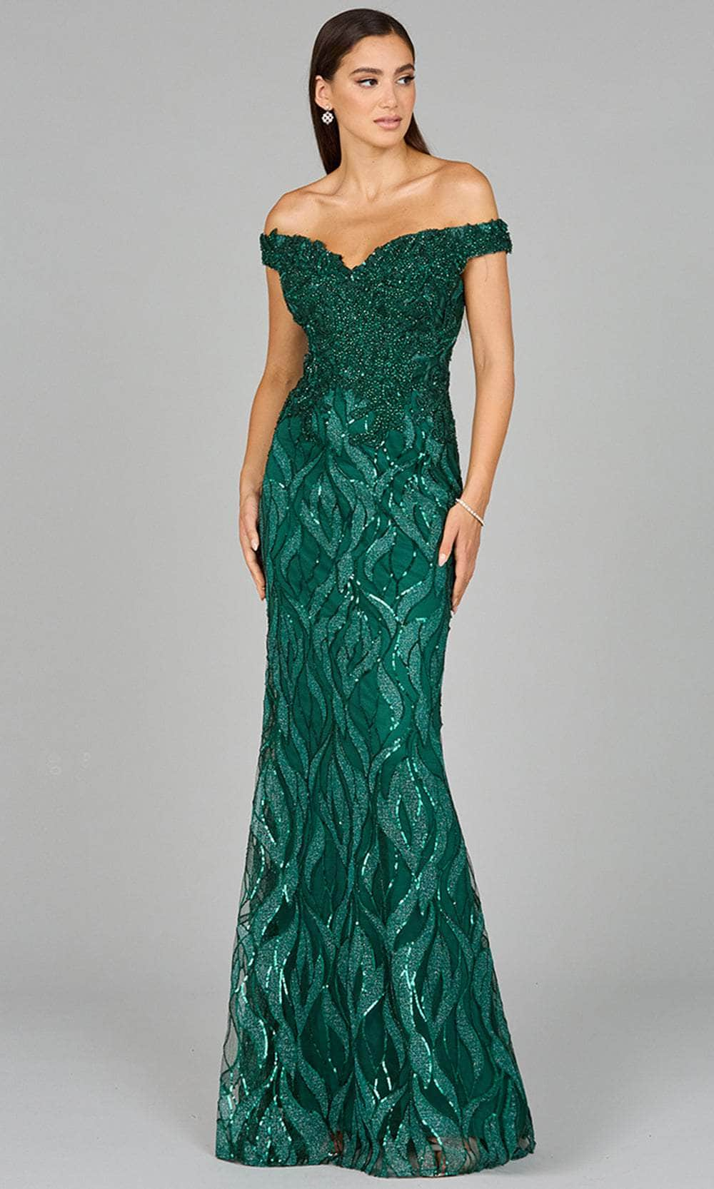 Image of Lara Dresses 29045 - Off Shoulder Mermaid Evening Dress