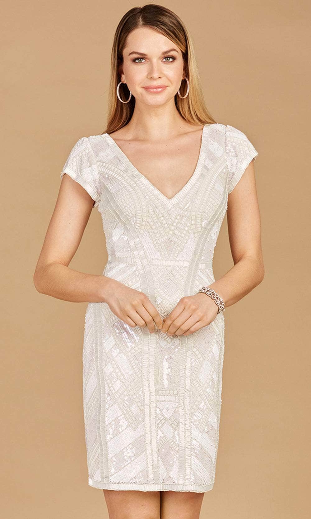 Image of Lara Dresses 51115 - Short Sleeved Cocktail Dress