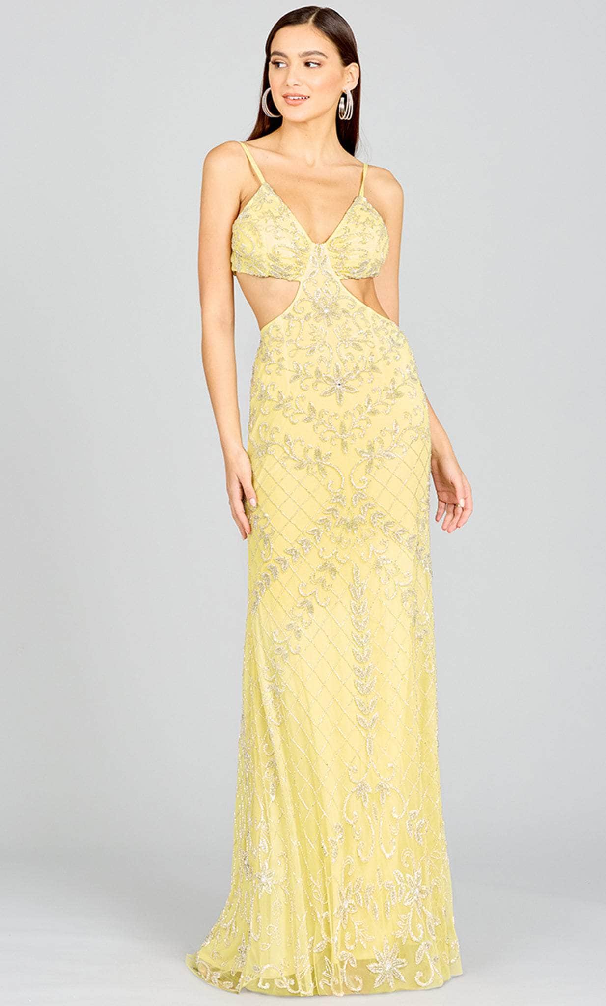 Image of Lara Dresses 9989 - Beaded Cutout Prom Dress