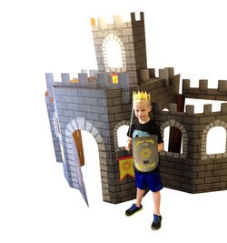 Image of Large 3D Castle Standup Cardboard Cutout