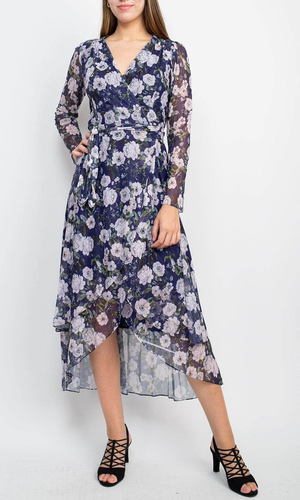 Image of Laundry HU07D86 - Tiered Floral Short Dress