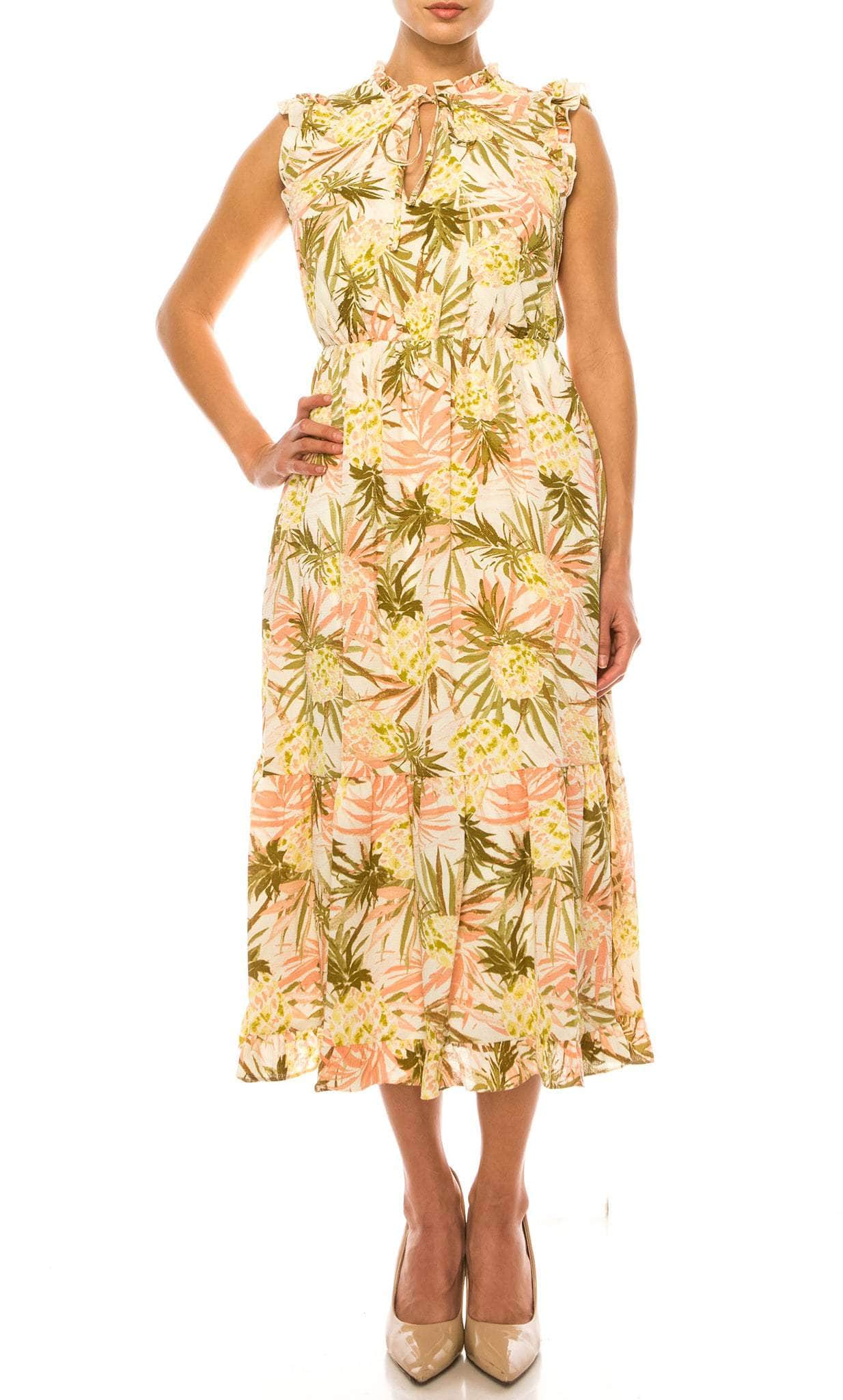 Image of Laundry HV03D25 - Printed Summer Midi Dress