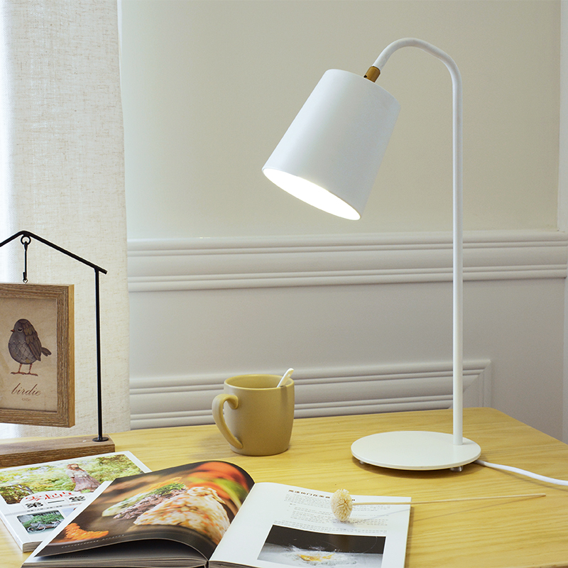 Image of Led Desk Lamp Eye Reading Lamps Dormitory Desk Office Work Learning Table Lights Night Dorm Room