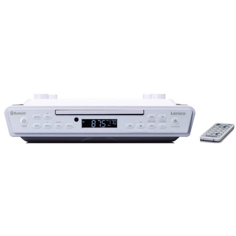 Image of Lenco KCR-150WH Kitchen radio FM Bluetooth CD White