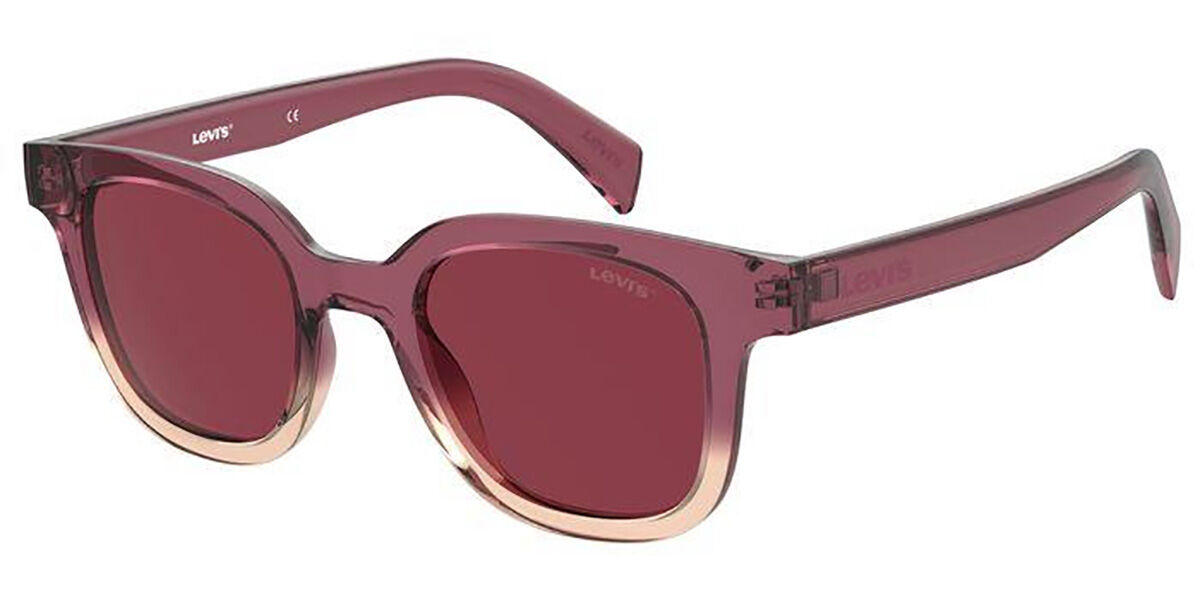 Image of Levi's LV 1010/S 8CQ/4S 48 Lunettes De Soleil Homme Rouges FR