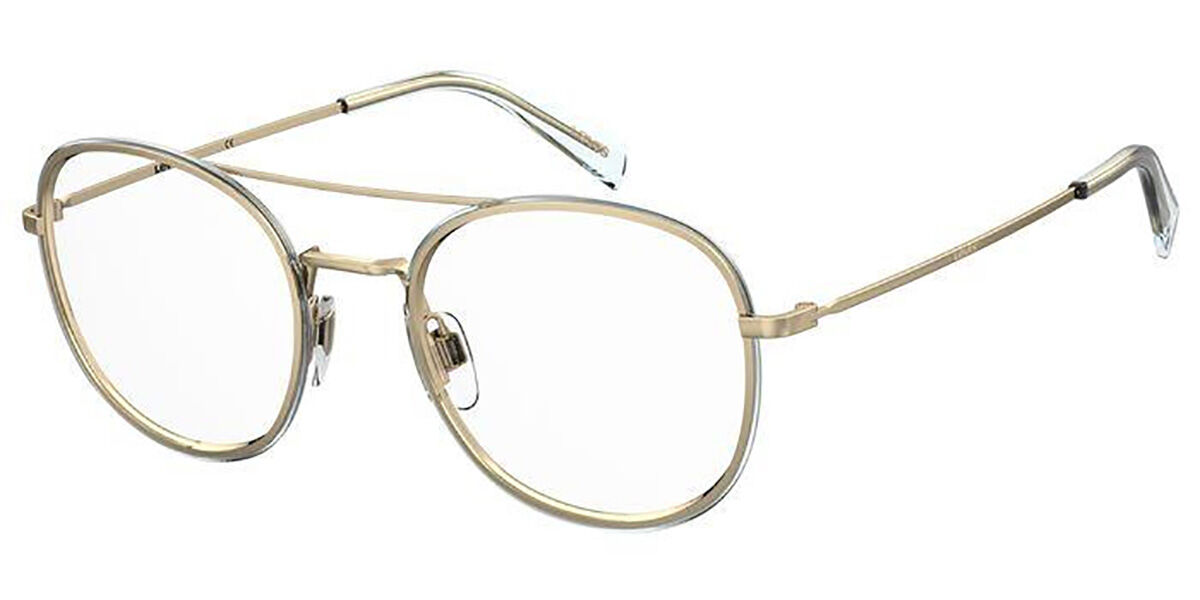 Image of Levi's LV 1025 QWU Óculos de Grau Dourados Masculino PRT